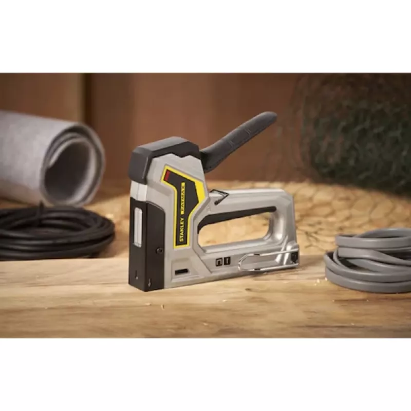 Agrafador leve STANLEY 6-TR35 para agrafos Type-A 6-10 mm, amarelo/preto