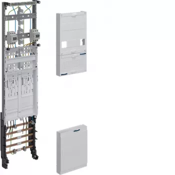 HAGER ZH3EF12T campo de contador completo BKE-I 2 lugares de contador 10mm² função de separação