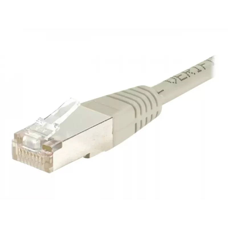 Cabo patch Cat5e F/UTP EXERTIS CONNECT, RJ45, cinzento, 10 m 847101