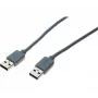 Cabo USB 2.0 EXERTIS CONNECT, ficha USB-A para ficha USB-A, cinzento, 2,0 m 532503