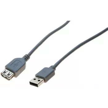 Cabo de extensão USB 2.0 EXERTIS CONNECT, ficha USB-A para conector fêmea USB-A, 2,0 m, preto 532508