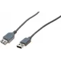 Cabo de extensão USB 2.0 EXERTIS CONNECT, ficha USB-A para conector fêmea USB-A, 2,0 m, preto 532508