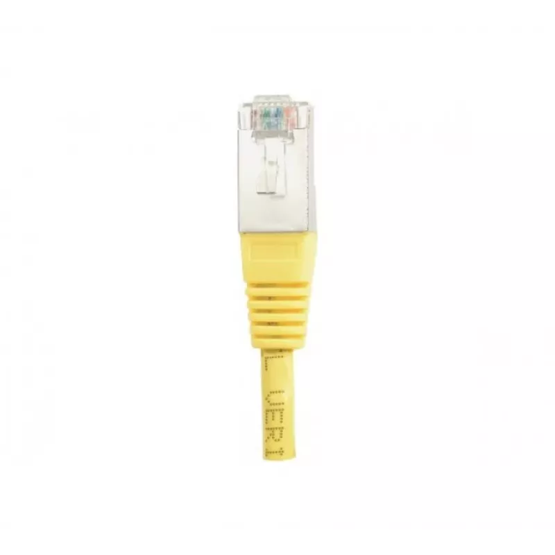 Cabo patch Cat.6 F/UTP EXERTIS CONNECT, 1 m, amarelo, Slim Snagless Boot 842101