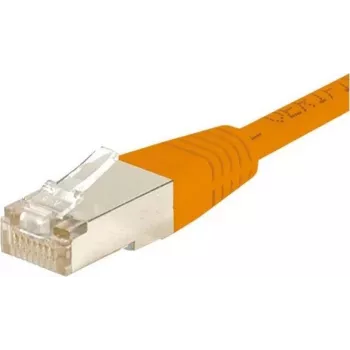 Cabo patch Cat6 F/UTP EXERTIS CONNECT, laranja, 3,0 m, Slim Snagless Boot 234130