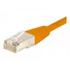 Cabo patch Cat6 F/UTP EXERTIS CONNECT, laranja, 3,0 m, Slim Snagless Boot 234130