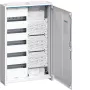HAGER FWB52K1 Quadro de distribuição de superfície, 60 PLE, 5 filas, IP44, branco