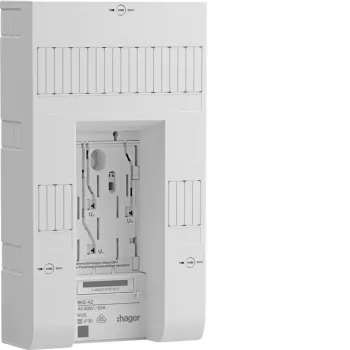 HAGER KU83CHE Quadro de contadores trifásico BKE-AZ com RfZ 10+2+2 PLE, encastrar, branco