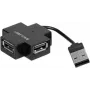 Exertis Connect 021111 Hub USB 2.0 - 4 portas, preto