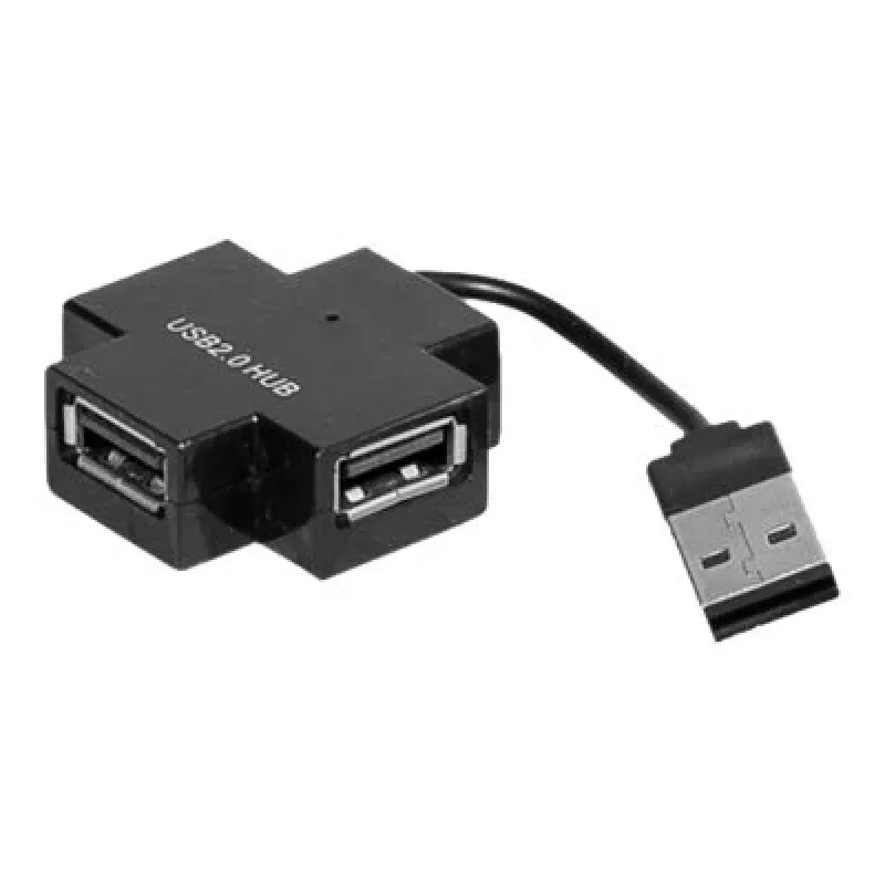 Exertis Connect 021111 Hub USB 2.0 - 4 portas, preto