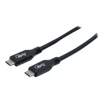 Exertis Connect Cabo USB4 USB-C para USB-C 80cm 8K 100W preto 532600