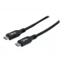 Exertis Connect Cabo USB4 USB-C para USB-C 80cm 8K 100W preto 532600
