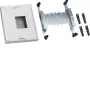 Hager UK21LH0 Módulo suporte de aparelhagem, 1 ME, branco puro