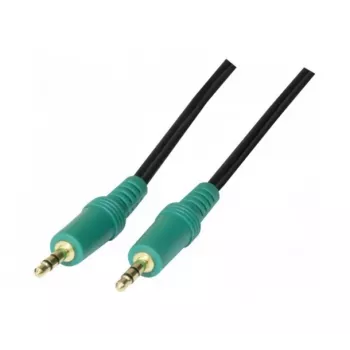 EXERTIS CONNECT Cabo de áudio, jack estéreo 3,5 mm macho para macho, 1,8 m, preto EXC108895