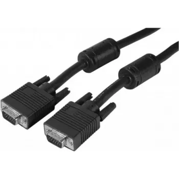 EXERTIS CONNECT Cabo de monitor SVGA, D-Sub HD 15 pinos macho-macho, 10 m, preto 119730
