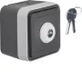 Hager WNC035 Interruptor de chave de superfície 2 polos comutador IP44 cinzento claro