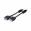 EXERTIS CONNECT Cabo de monitor SVGA, D-Sub HD 15 pinos macho para fêmea, 2,0 m, preto 119800