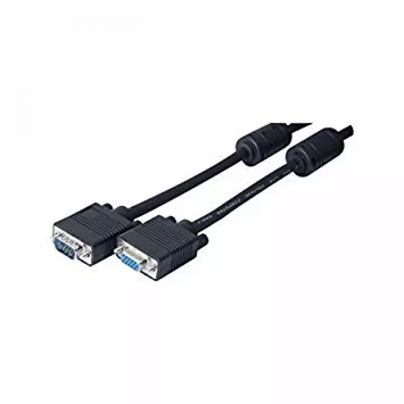 EXERTIS CONNECT Cabo de monitor SVGA, D-Sub HD 15 pinos macho para fêmea, 2,0 m, preto 119800