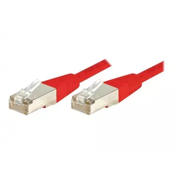 EXERTIS CONNECT Cabo de rede Cat.6 F/UTP, vermelho, 7,0 m, Slim Snagless 243570