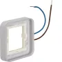 Hager WNA697 moldura de cobertura de 2 módulos, branco polar (RAL 9010)