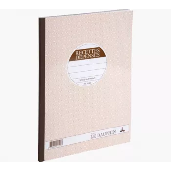 Le Dauphin livro de receitas-despesas, 297 x 210 mm, dupli (1502D) - 1 bloco