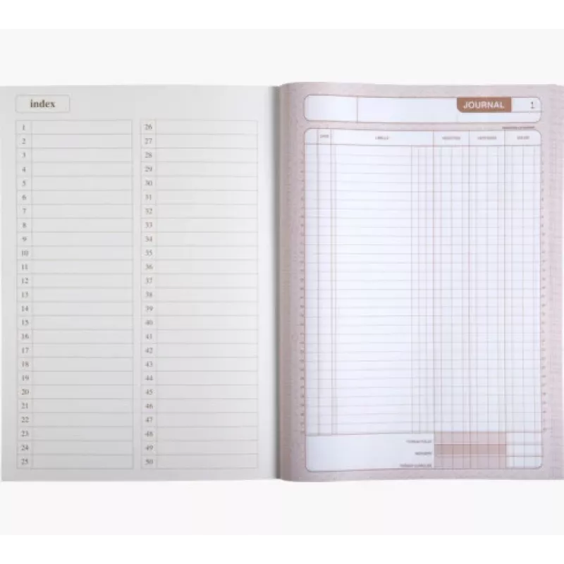 Le Dauphin livro de receitas-despesas, 297 x 210 mm, dupli (1502D) - 1 bloco