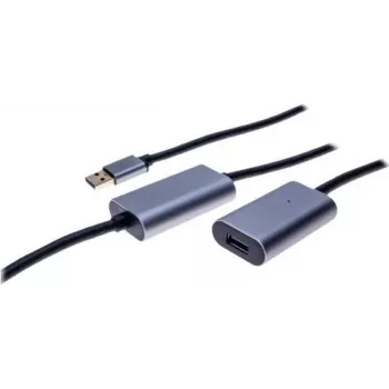 EXERTIS CONNECT cabo de extensão USB 3.0 ativo 10m, ficha macho USB-A a conector fêmea USB-A, 5Gbps, preto 149264