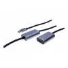 EXERTIS CONNECT cabo de extensão USB 3.0 ativo 10m, ficha macho USB-A a conector fêmea USB-A, 5Gbps, preto 149264