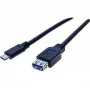 EXERTIS CONNECT cabo adaptador USB-C para USB-A, 50 cm, preto 150319