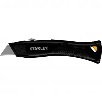 STANLEY FMHT10504-0 faca de bolso para trabalhos pesados com lâmina retrátil, preto, 3 lâminas