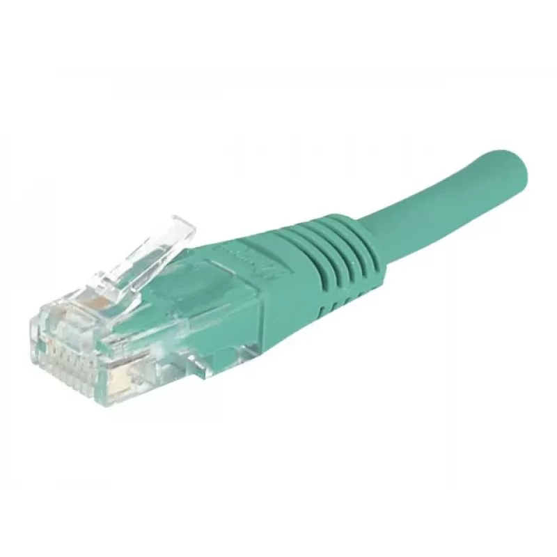 Exertis Connect cabo de rede Cat6 U/UTP RJ45 a RJ45 3m verde moldado 244730