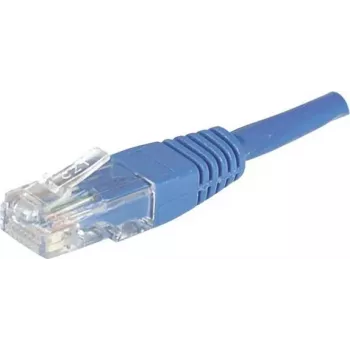 EXERTIS CONNECT cabo de rede Cat.6 U/UTP, RJ45, azul, 1,0 m, proteção da patilha 246710