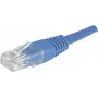 EXERTIS CONNECT cabo de rede CAT.6 U/UTP de cobre não blindado, azul, 15,0 m, RJ45 com proteção da patilha 246761
