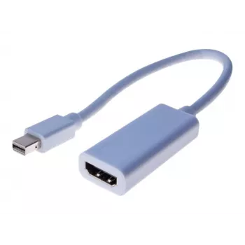 Exertis Connect cabo adaptador Mini DisplayPort macho a HDMI fêmea 15 cm branco passivo 1080p 127437