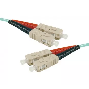 Exertis Connect cabo de rede de fibra ótica OM3 SC duplex a SC duplex, aqua, 30 m 392759