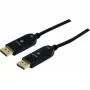 Cabo de fibra ótica híbrido Exertis Connect DisplayPort 1.4, 8K, ficha DisplayPort macho para ficha DisplayPort macho, 50 m (128069)