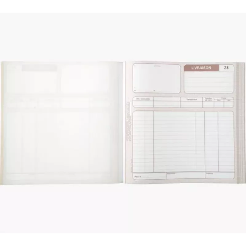 Livro de guias de remessa Le Dauphin, 210 x 210 mm, duplicado (1162D) - 1 livro