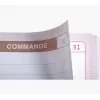 Formulários de encomenda Le Dauphin Manifold Commandes A4 com cópia, 2 partes, autocopiativo, 297 x 210 mm, 50 conjuntos por bloco 1272D
