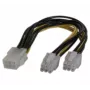 Cabo adaptador de alimentação PCI Express Exertis Connect 6 pinos para 2x 6 pinos (146694)