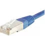 Cabo de patch Ethernet Exertis Connect Cat5e F/UTP, RJ45, azul, 0,7 m 231310