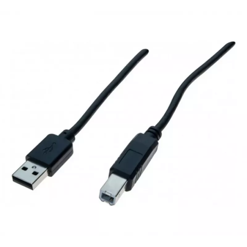 Cabo Exertis Connect USB 2.0 A para B macho 3 m preto 532450