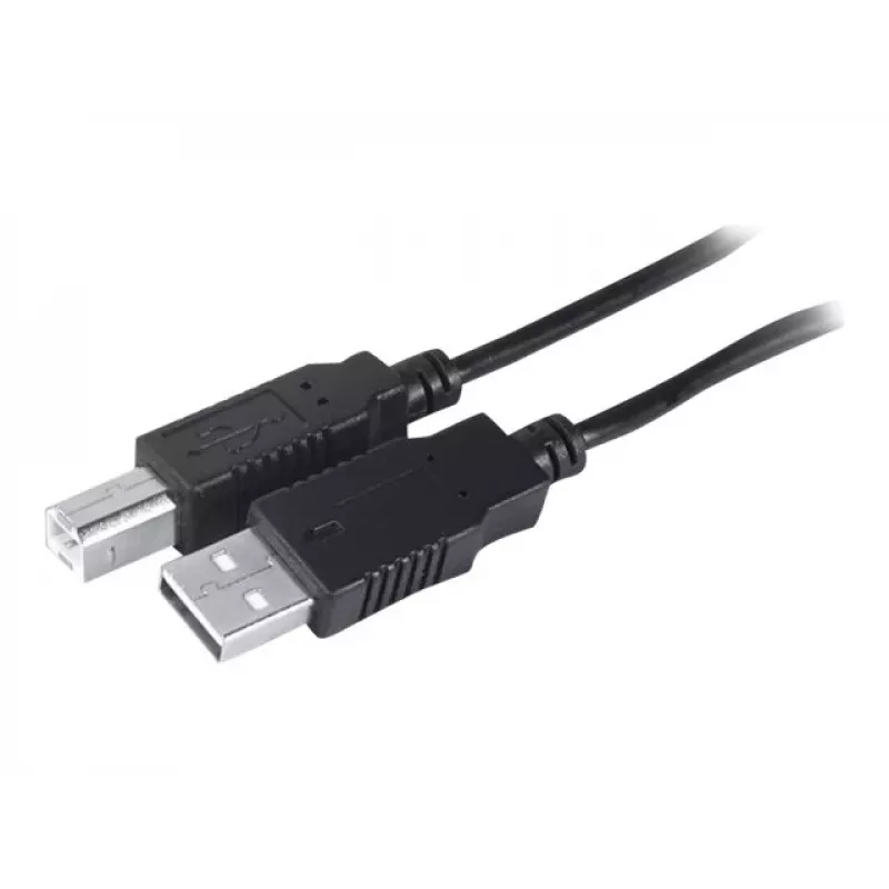 Cabo Exertis Connect USB 2.0 A para B macho 3 m preto 532450