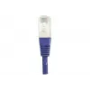 Cabo de patch Exertis Connect Cat6 F/UTP, violeta, 1,0 m, Slim Snagless Boot 234170