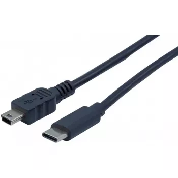 Cabo Exertis Connect USB-C para Mini-USB Type-B, 2,0 m, preto 532451