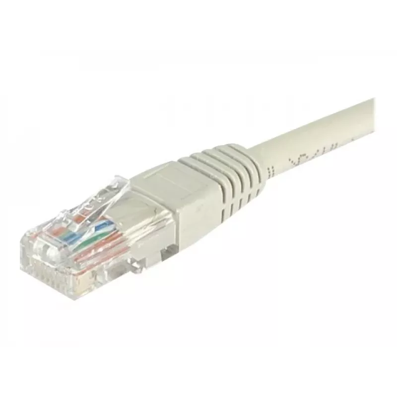 Cabo de patch Exertis Connect Cat6 U/UTP, 5 m, cinzento, RJ45, Snagless EXC848500
