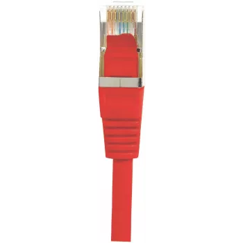 Cabo de patch EXERTIS CONNECT Cat.6 F/UTP, vermelho, 1,0 m, Slim Snagless Boot 842103