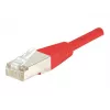 Cabo de patch EXERTIS CONNECT Cat.6 F/UTP, vermelho, 1,0 m, Slim Snagless Boot 842103