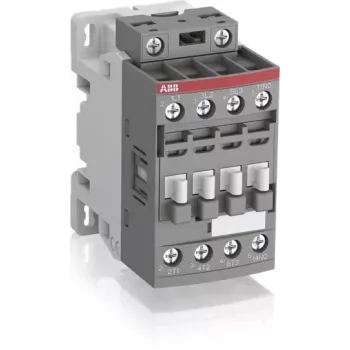 Contator tripolar ABB AF16-30-01-13, bobina 100-250V AC/DC, 18A, 1 contacto auxiliar 1NO 1SBL177001R1301