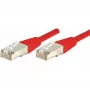 Cabo de patch EXERTIS CONNECT Cat.6 F/UTP, vermelho, 10 m 243560