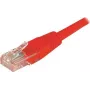 Cabo de patch EXERTIS CONNECT Cat.6 U/UTP, RJ45, vermelho, 20 m, com proteção da patilha 243762