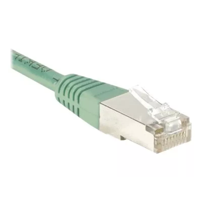 Cabo de patch EXERTIS CONNECT Cat.6 F/UTP, 7m, verde, Slim Snagless 244570